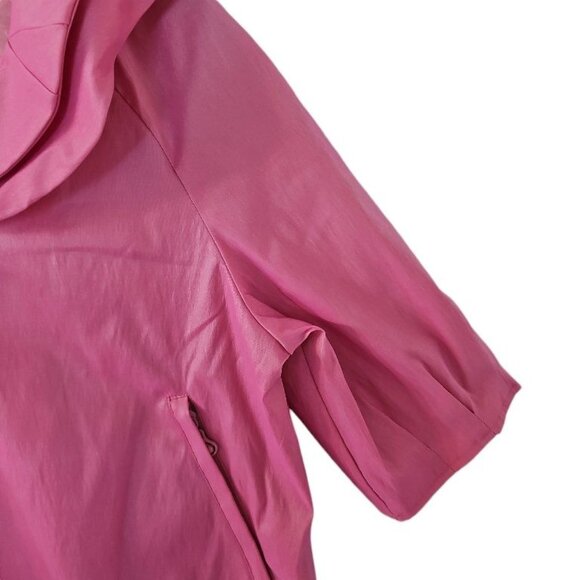 Samuel Dong Pink Glam Party Ruffle‎ 3/4 Sleeve Cropped Jacket L Large - Picture 5 of 13